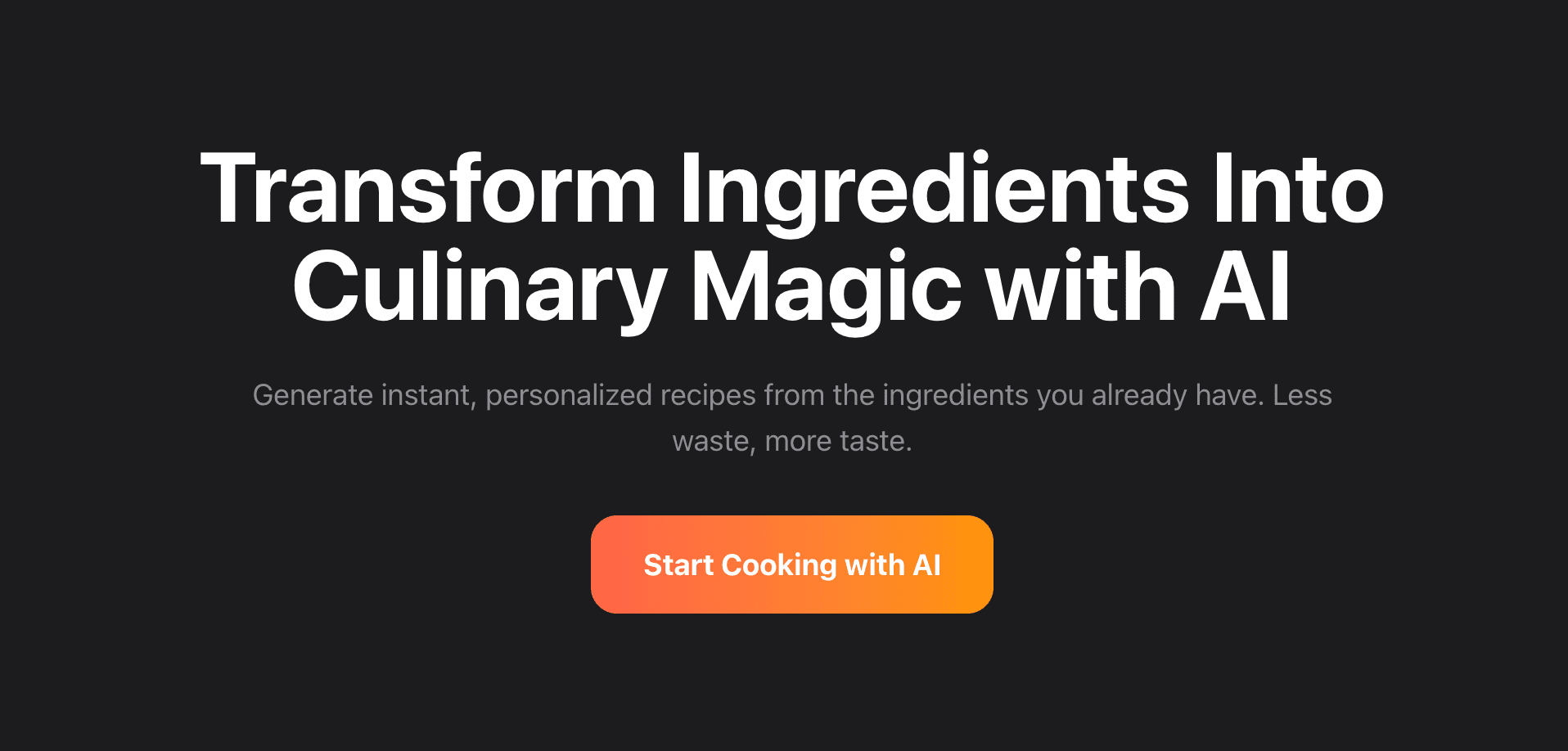 ChefGPT project preview